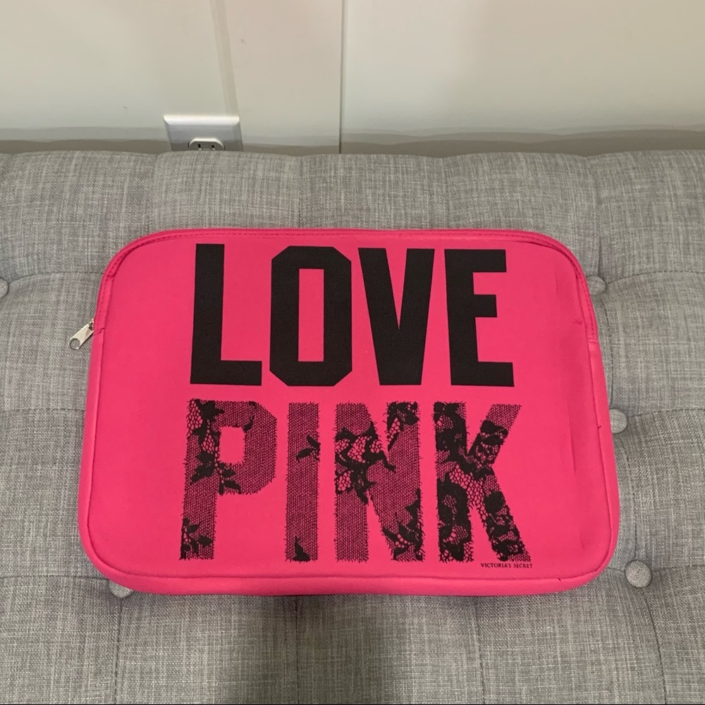 Pink Victoria Secret Laptop Sleeve